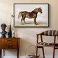 A Cart-Horse - Floater Framed Canvas Print