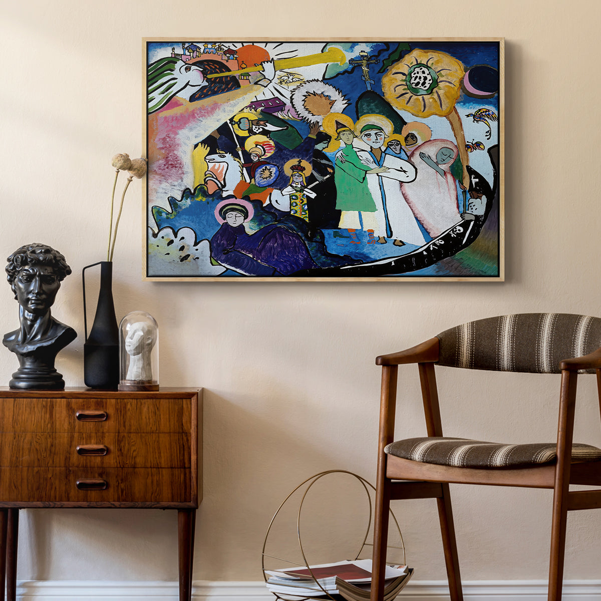 All Saints Day I, 1911 - Floater Framed Canvas Print