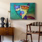 Celestial Cat - Floater Framed Canvas Print