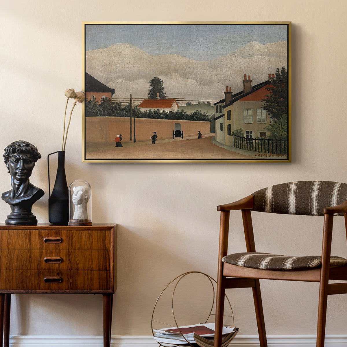Outskirts of Paris, c. 1906-1910 - Floater Framed Canvas Print
