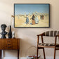 View from the Desert of Cairo with Citadel and Mamluk Tombs in the Background, c. 1889-1890 - Floater Framed Canvas Print