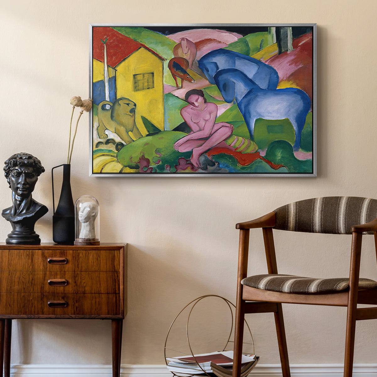 The Dream, 1912 - Floater Framed Canvas Print