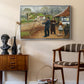 L. A. Ring Painting near Aasum Smithy, 1893 - Floater Framed Canvas Print