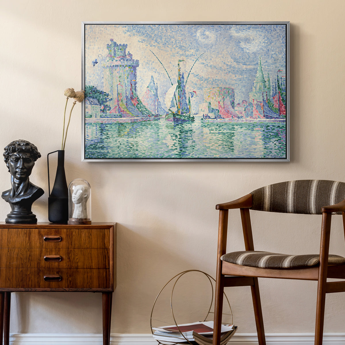 The Green Towers (Les tours vertes, la Rochelle), 1913 - Floater Framed Canvas Print