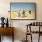 View from the Desert of Cairo with Citadel and Mamluk Tombs in the Background, c. 1889-1890 - Floater Framed Canvas Print