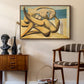 Figures at the Seaside (The Kiss), 1931 - Floater Framed Canvas Print