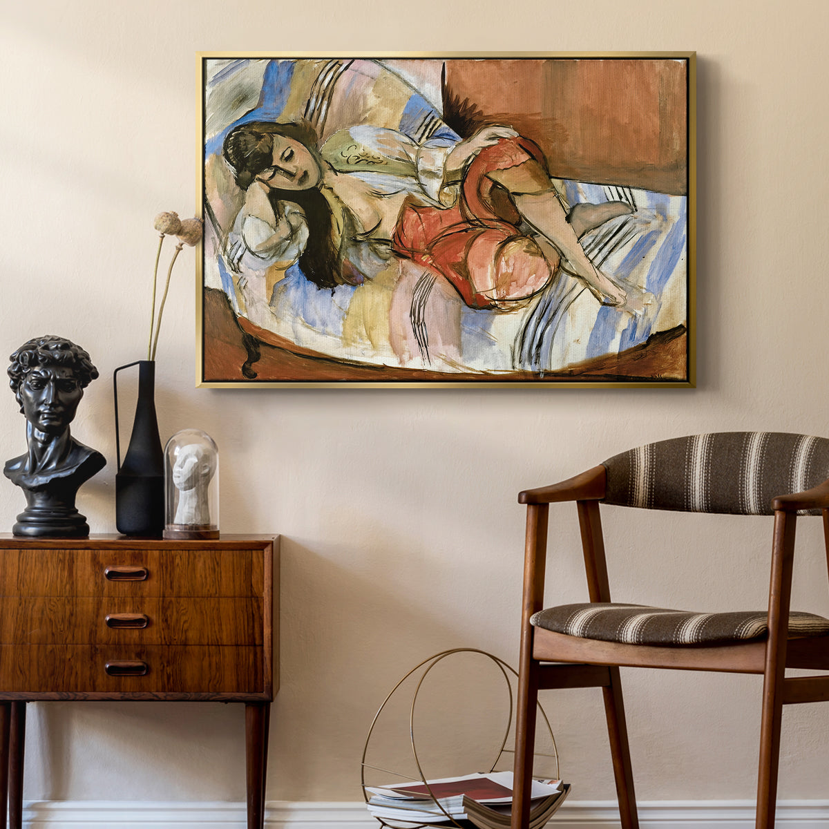Odalisque, 1923 - Floater Framed Canvas Print