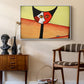 Picasso's Cat–El Gato - Floater Framed Canvas Print