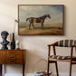 Dr. Syntax, a Bay Racehorse, Standing in a Coastal Landscape, an Estuary Beyond, c. 1820 - Floater Framed Canvas Print