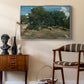 Fontainebleau: Oak Trees at Bas-Bréau, c. 1830-1835 - Floater Framed Canvas Print