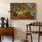 A Wooded Path in Autumn, 1902 - Floater Framed Canvas Print