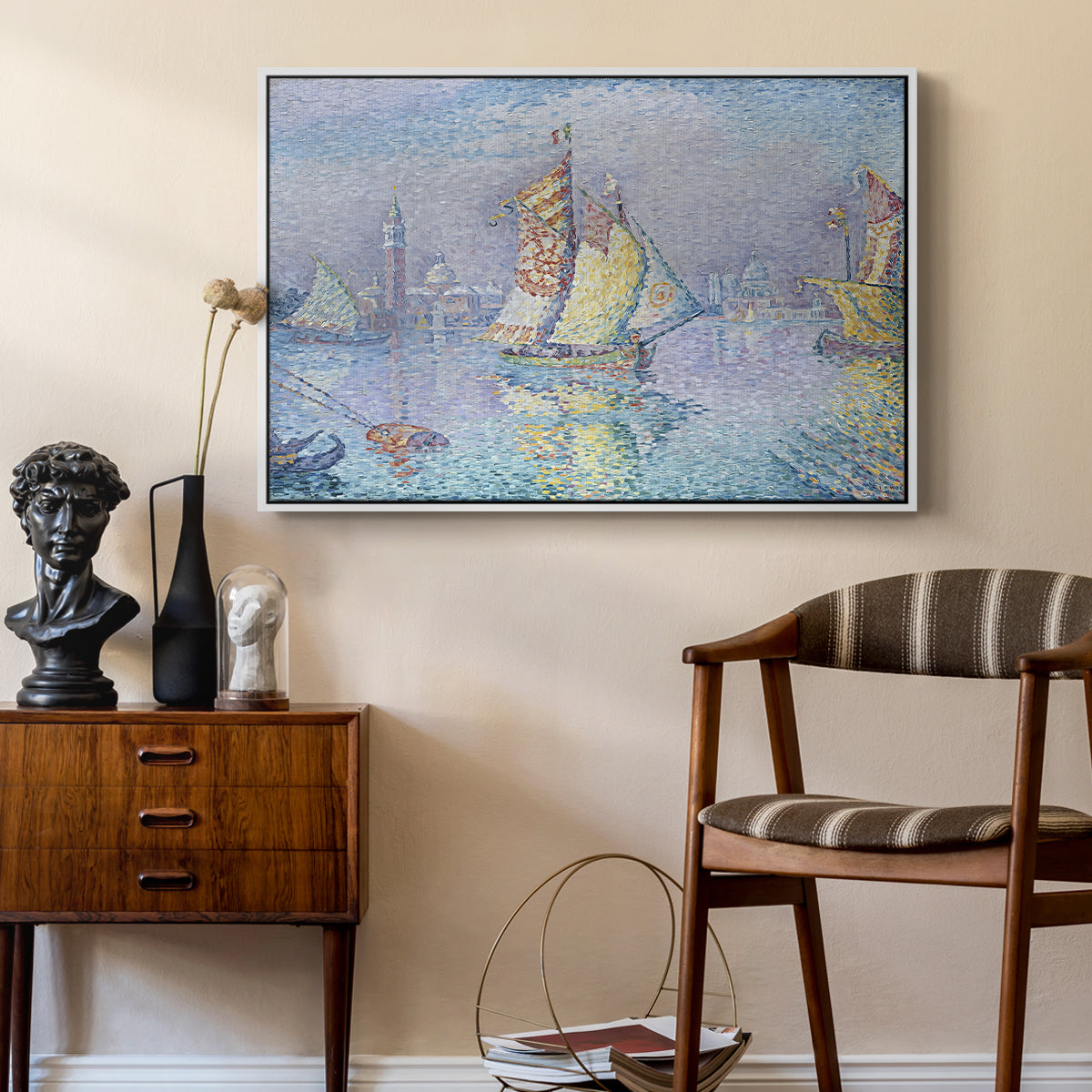 Venice, the Yellow Sail, 1904 - Floater Framed Canvas Print