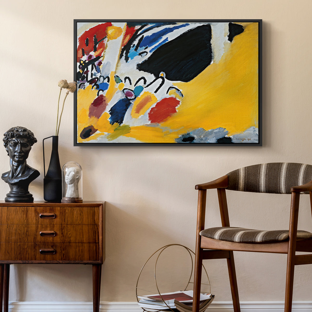 Impression III (Concert), 1911 - Floater Framed Canvas Print