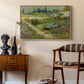 Garden at Arles, 1888 - Floater Framed Canvas Print