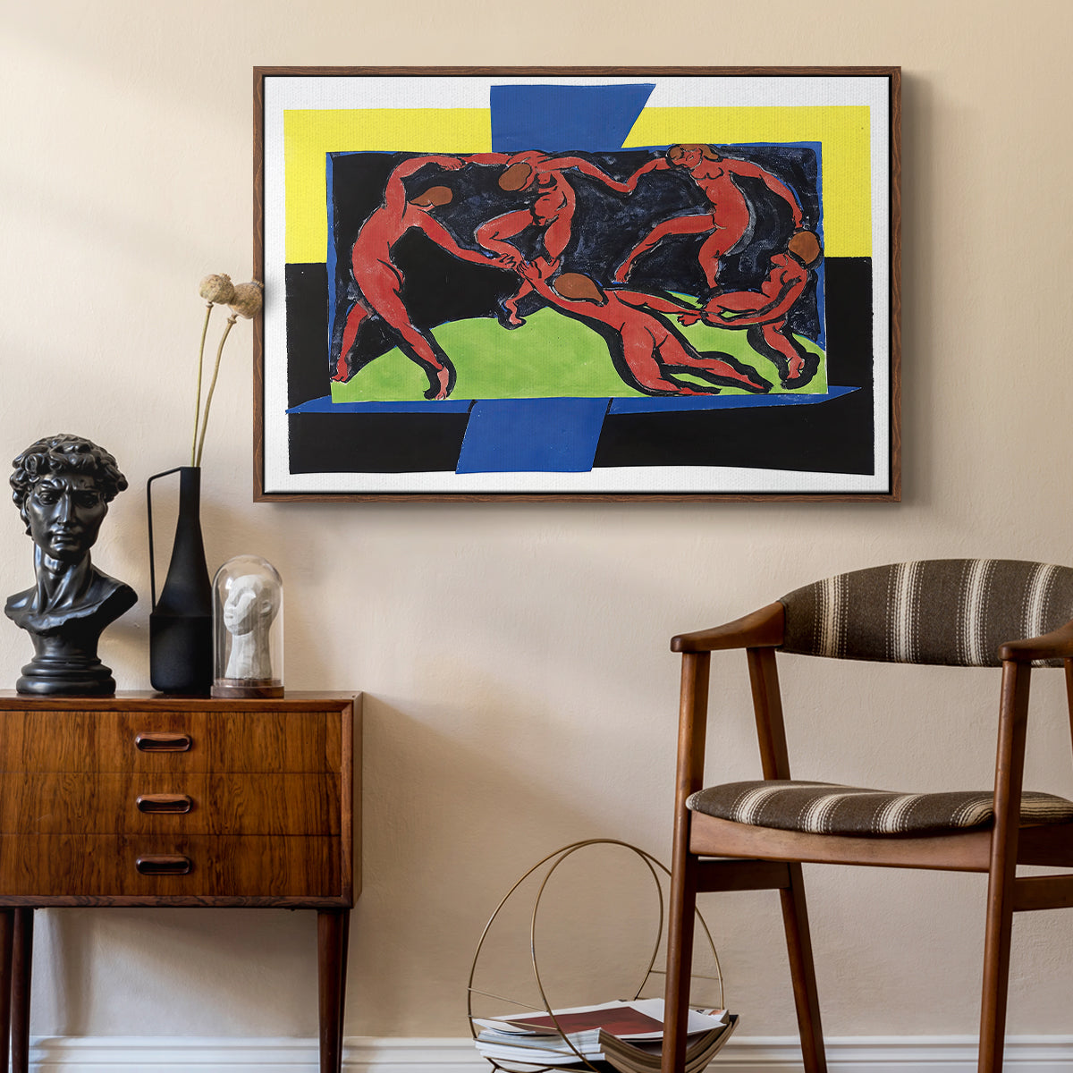 The Dance (La Danse), 1939 - Floater Framed Canvas Print