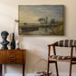 Barge below Flatford Lock, c. 1810 - Floater Framed Canvas Print