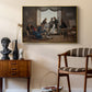 A Group of Danish Artists in Rome, 1837 - Floater Framed Canvas Print