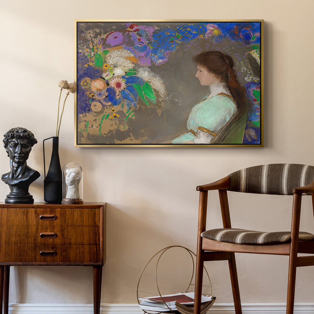 Portrait of Violette Heymann, 1910 - Floater Framed Canvas Print