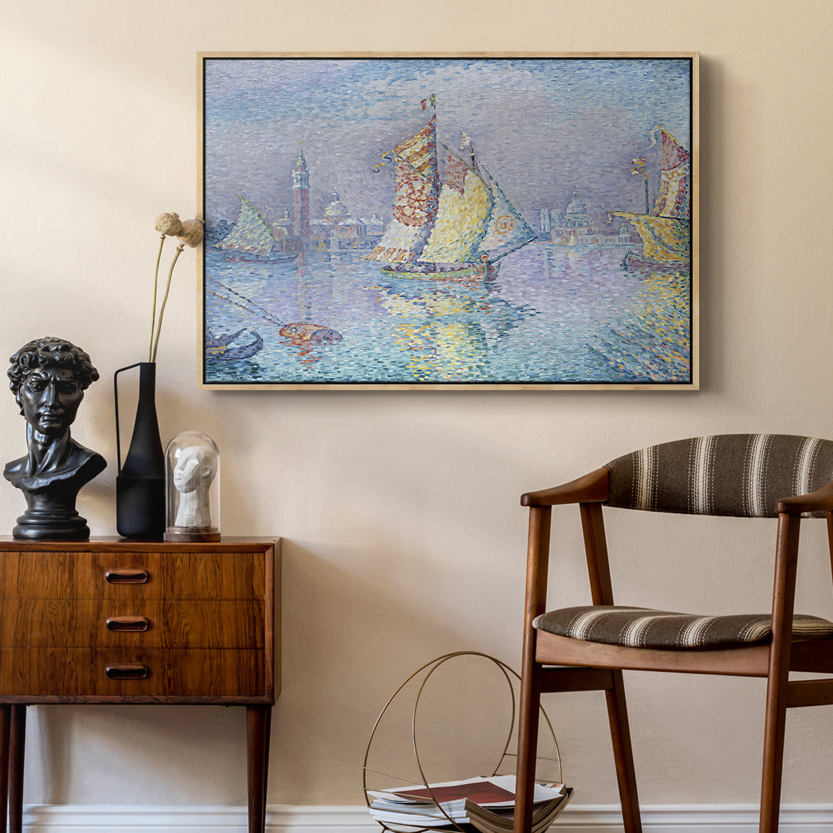Venice, the Yellow Sail, 1904 - Floater Framed Canvas Print