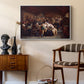 Funeral Feast, 1854 - Floater Framed Canvas Print