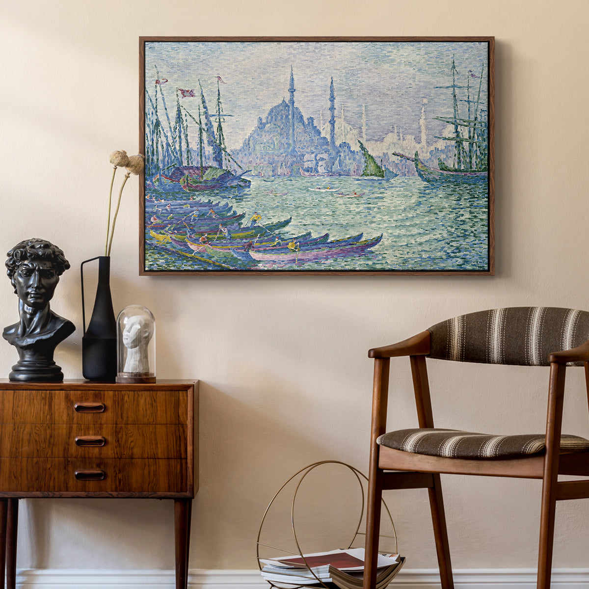The Golden Horn, Minarets, 1907 - Floater Framed Canvas Print