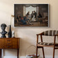 A Group of Danish Artists in Rome, 1837 - Floater Framed Canvas Print
