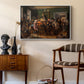 An Auction Scene, 1835 - Floater Framed Canvas Print