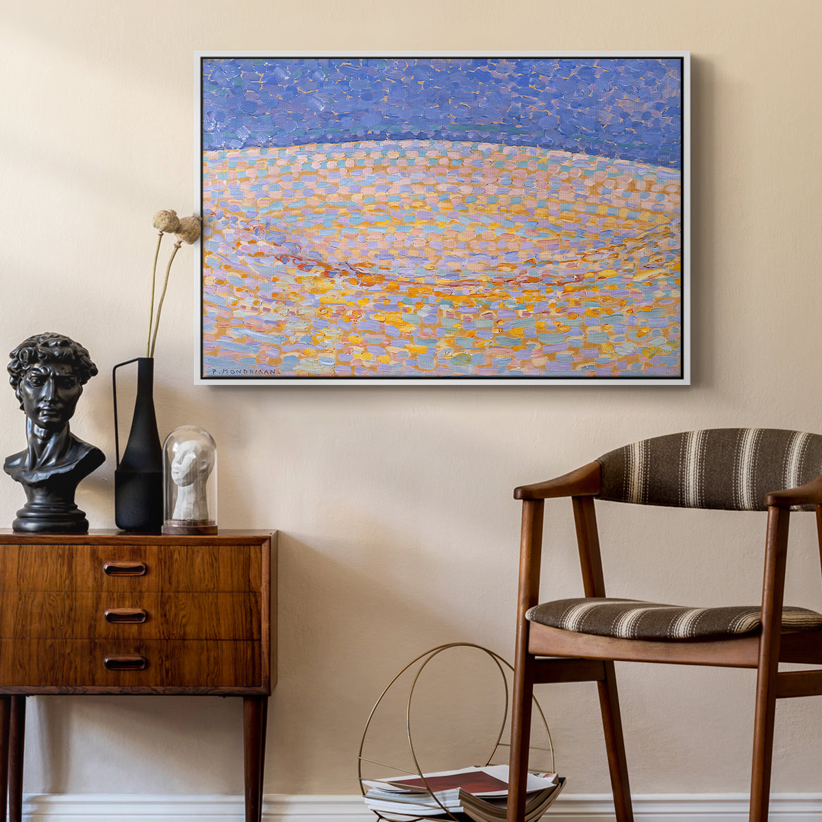 Dune III, 1909 - Floater Framed Canvas Print