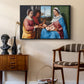 Sacred Conversation, c. 1505 - Floater Framed Canvas Print