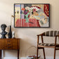 Woman with Anemones (Femme et anémones), c. 1920-1921 - Floater Framed Canvas Print