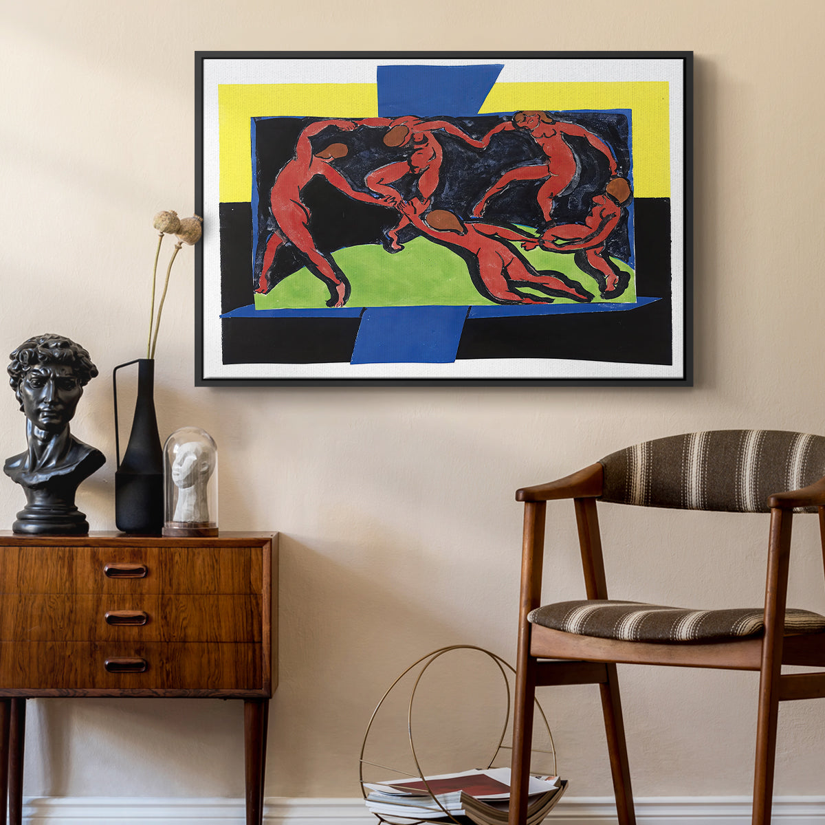 The Dance (La Danse), 1939 - Floater Framed Canvas Print