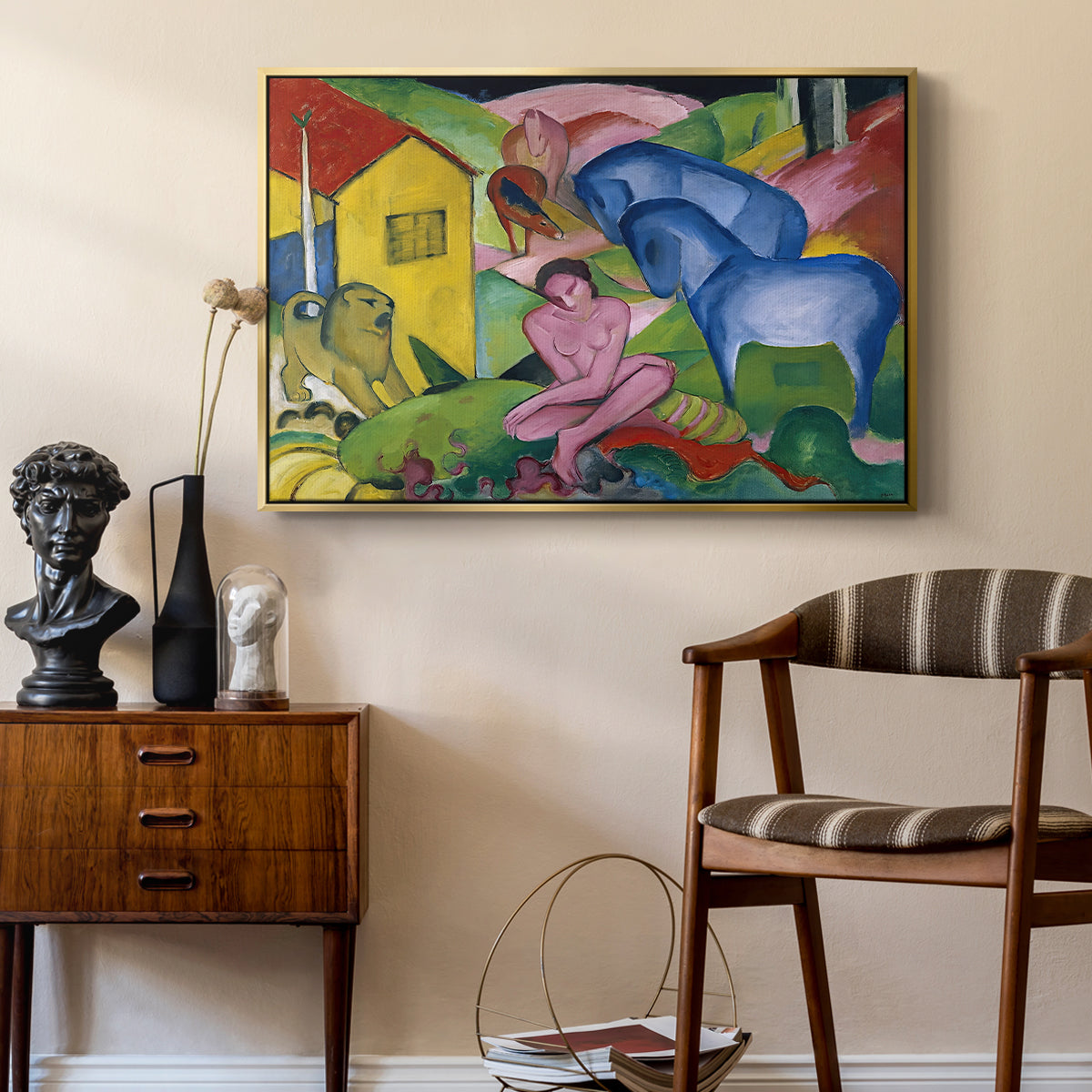 The Dream, 1912 - Floater Framed Canvas Print