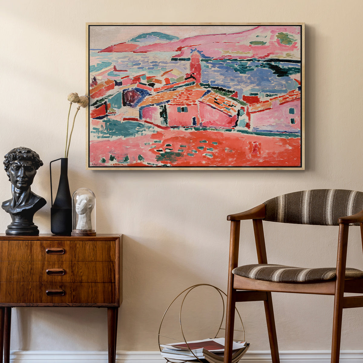 View of Collioure, 1905 - Floater Framed Canvas Print