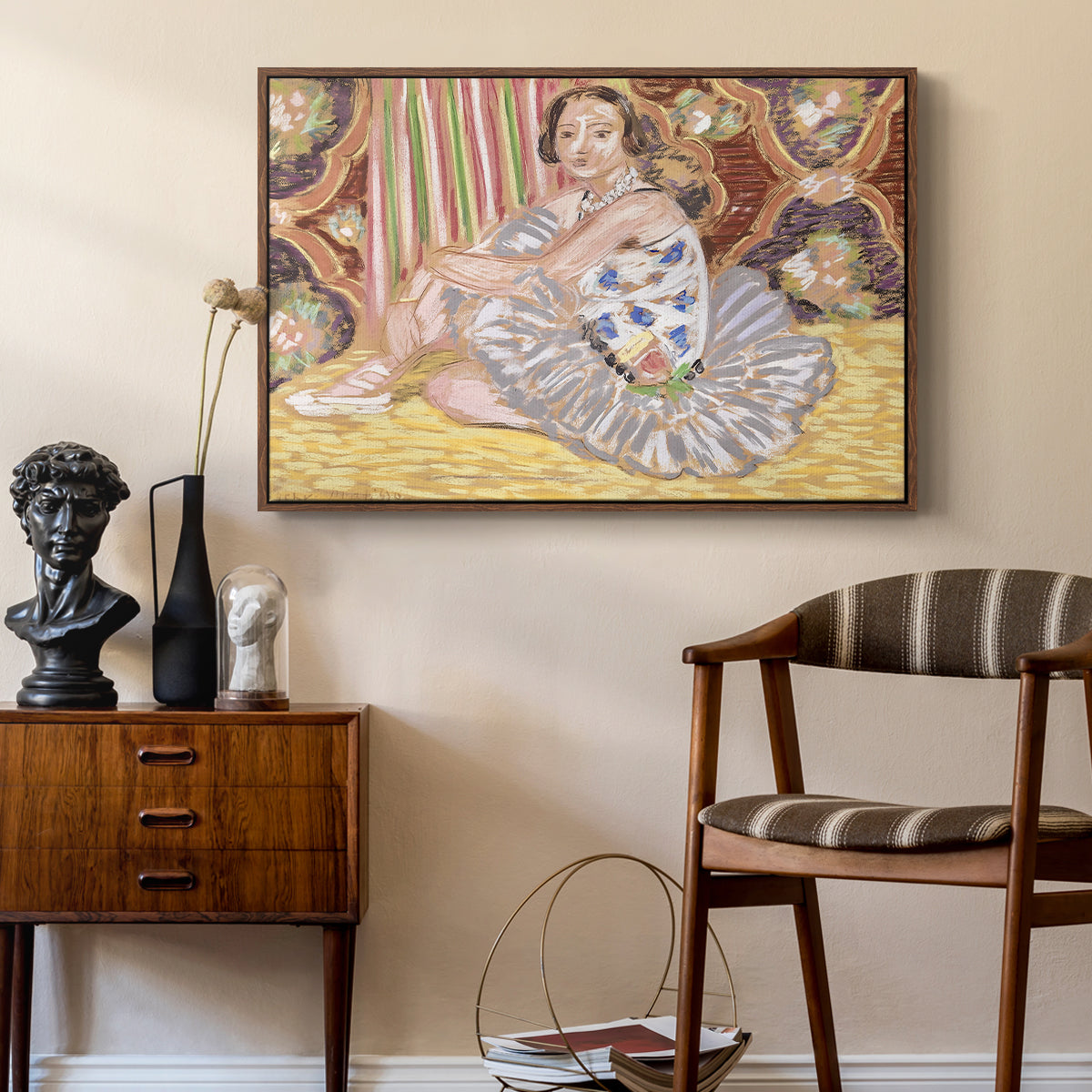 The Dancer (La danseuse), c. 1927 - Floater Framed Canvas Print