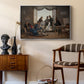 A Group of Danish Artists in Rome, 1837 - Floater Framed Canvas Print