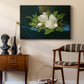 Giant Magnolias on a Blue Velvet Cloth, c. 1890 - Floater Framed Canvas Print