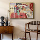 Woman with Anemones (Femme et anémones), c. 1920-1921 - Floater Framed Canvas Print