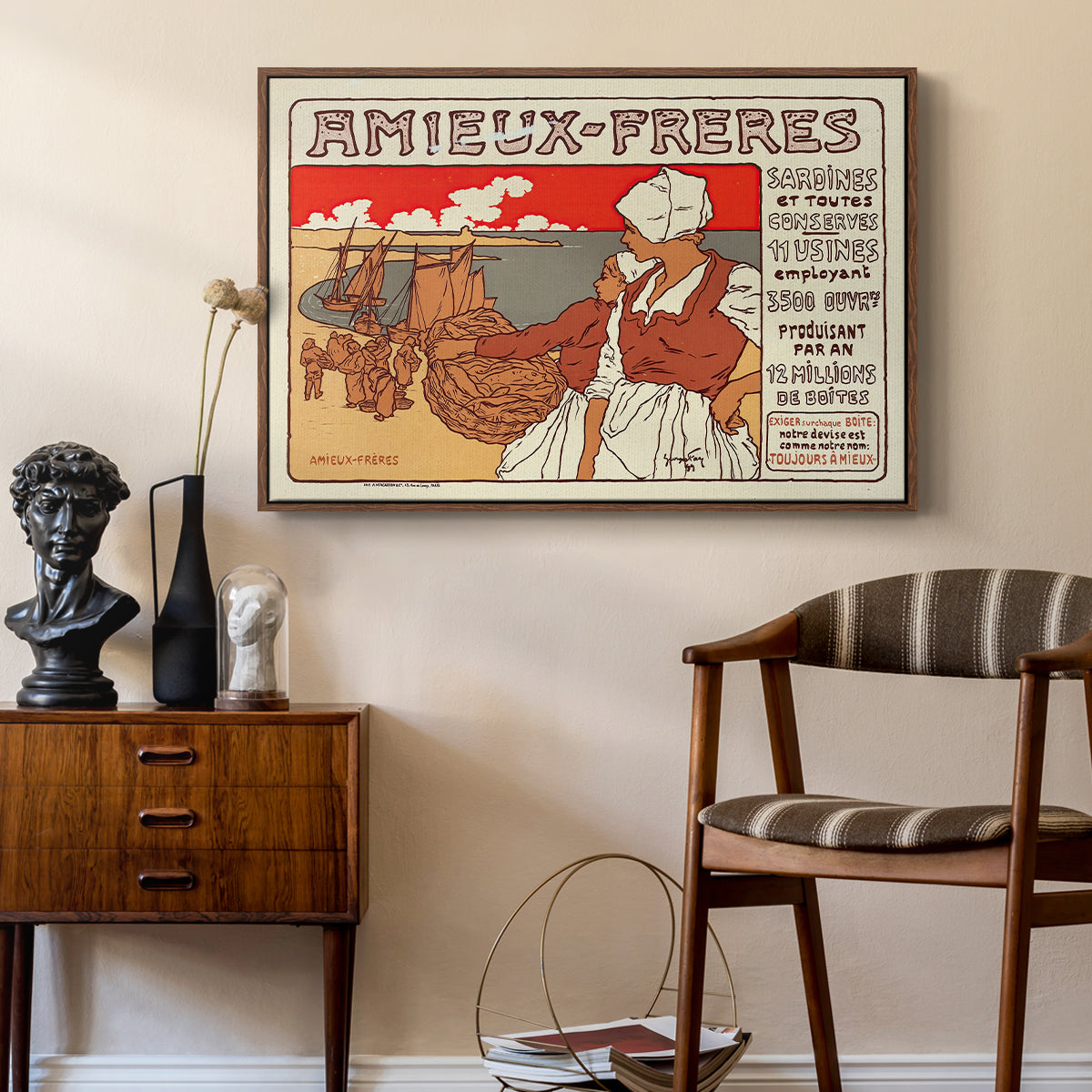 Amieux-Frères (Advertising Poster), 1899 - Floater Framed Canvas Print