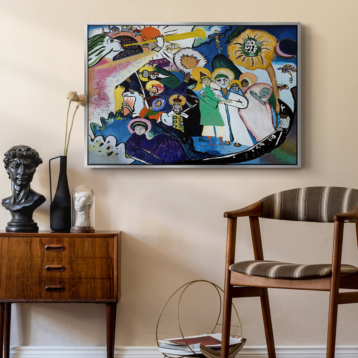 All Saints Day I, 1911 - Floater Framed Canvas Print