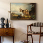A Goat with Two Kids - Floater Framed Canvas Print