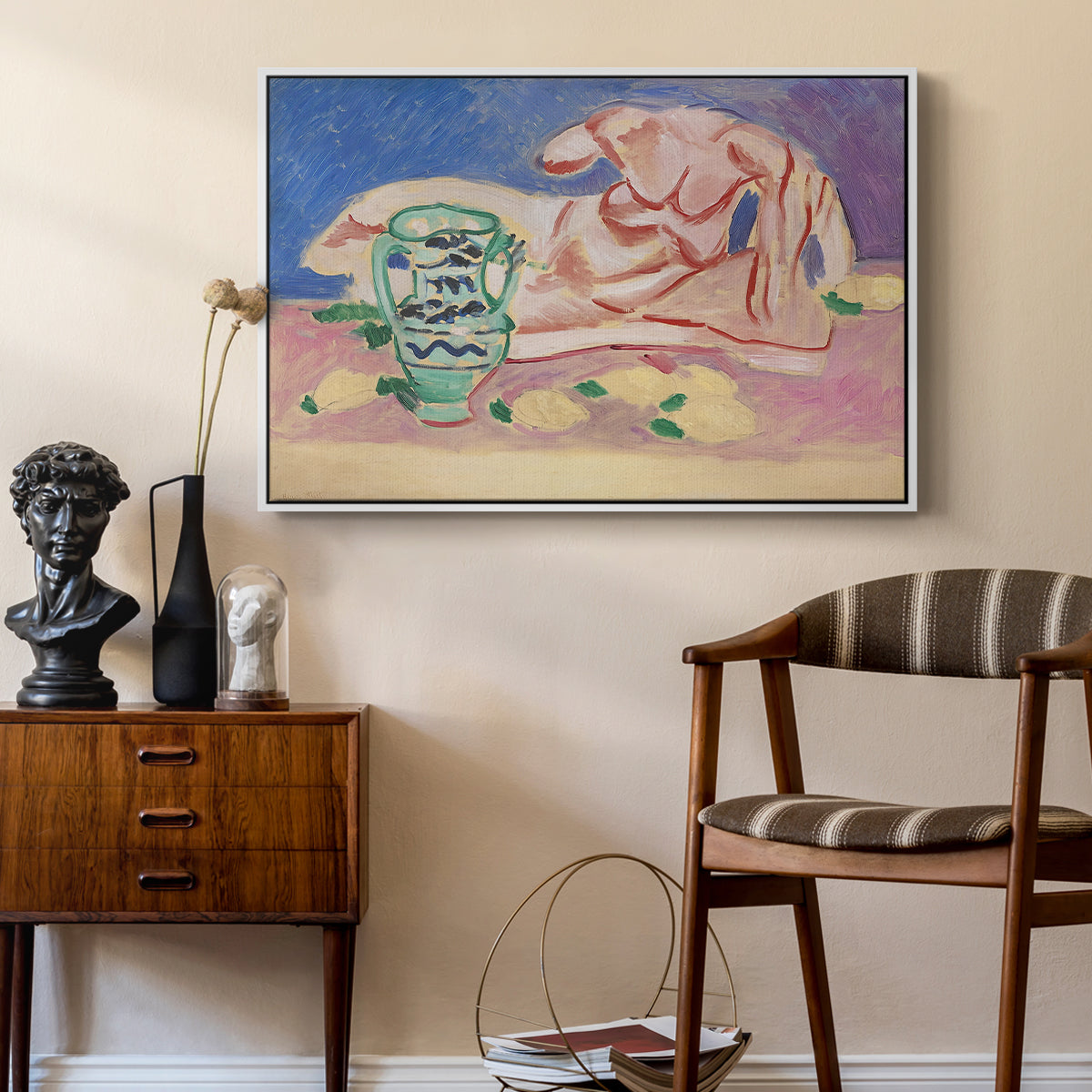 Ilyssus from the Parthenon, 1908 - Floater Framed Canvas Print