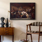 Funeral Feast, 1854 - Floater Framed Canvas Print