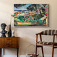 Landscape at Collioure, 1907 - Floater Framed Canvas Print