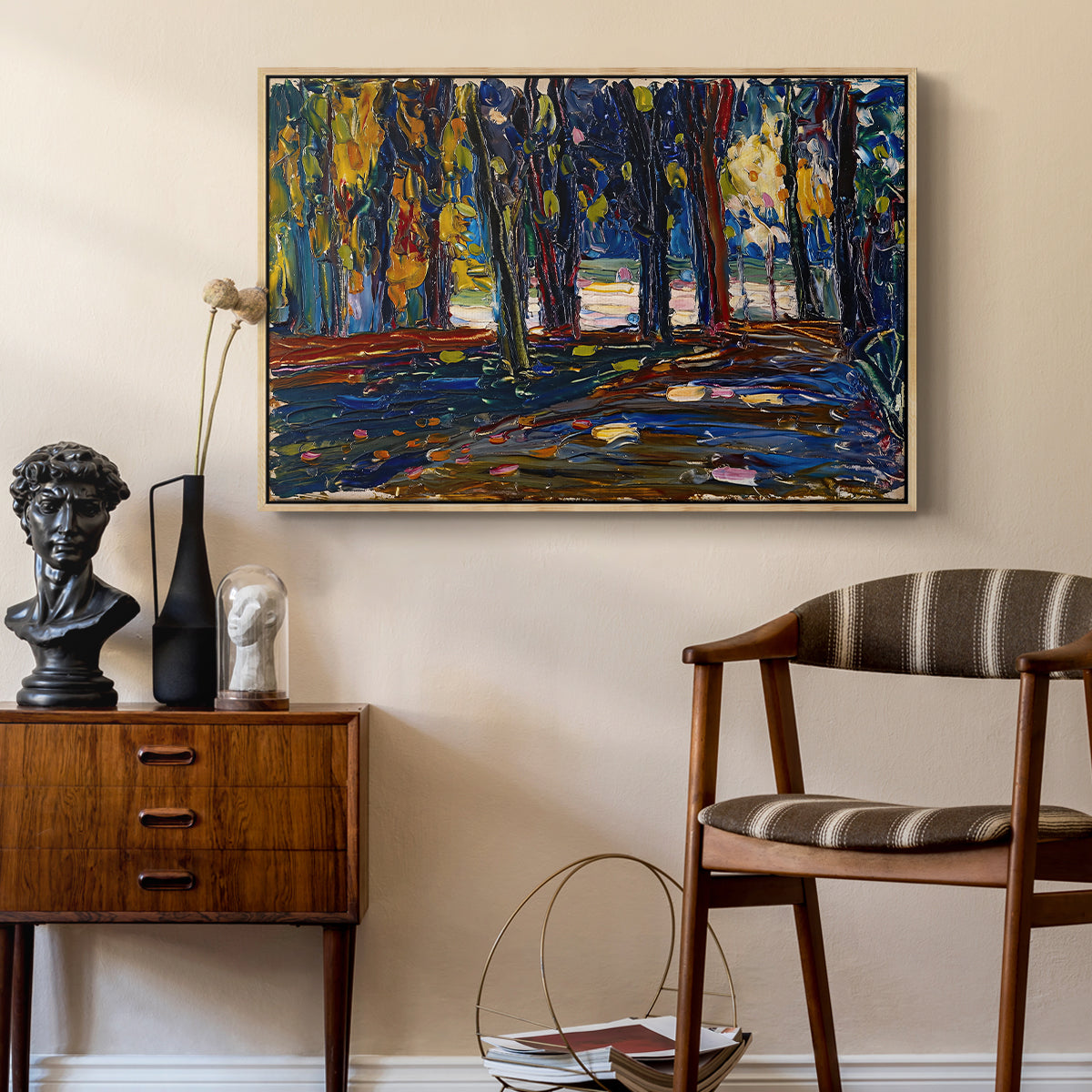 Autumn Study, 1908 - Floater Framed Canvas Print