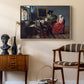 The Glass of Wine, c. 1660 - Floater Framed Canvas Print