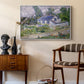 Houses in Auvers, 1890 - Floater Framed Canvas Print