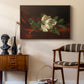 Magnolia on Red Velvet, c. 1885-1890 - Floater Framed Canvas Print