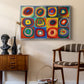 Color Study: Squares with Concentric Circles, 1913 - Floater Framed Canvas Print