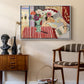 Woman with Anemones (Femme et anémones), c. 1920-1921 - Floater Framed Canvas Print