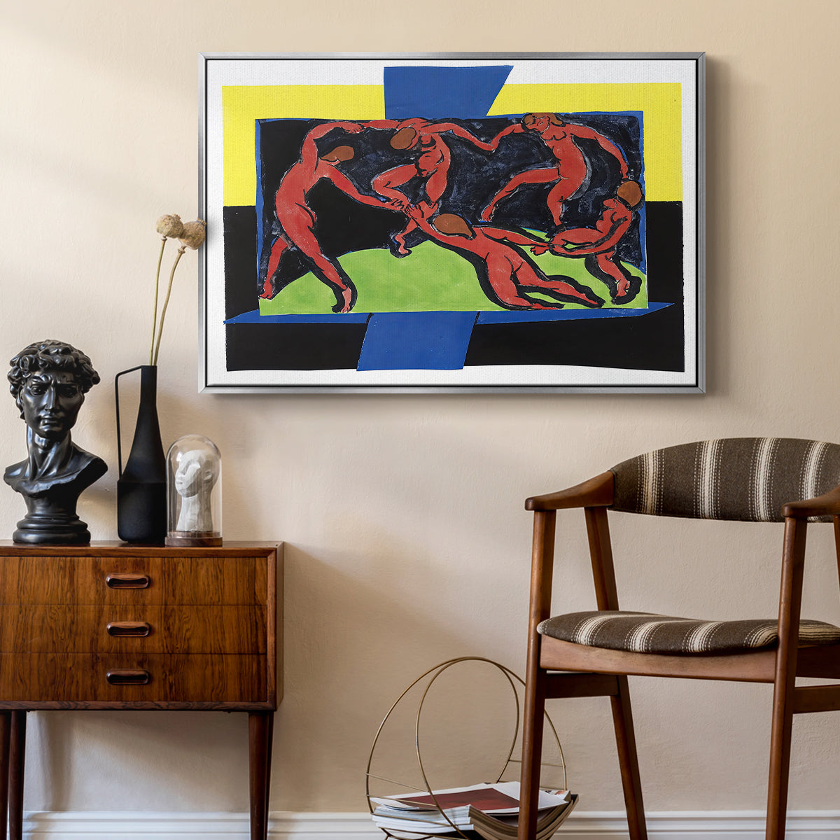 The Dance (La Danse), 1939 - Floater Framed Canvas Print